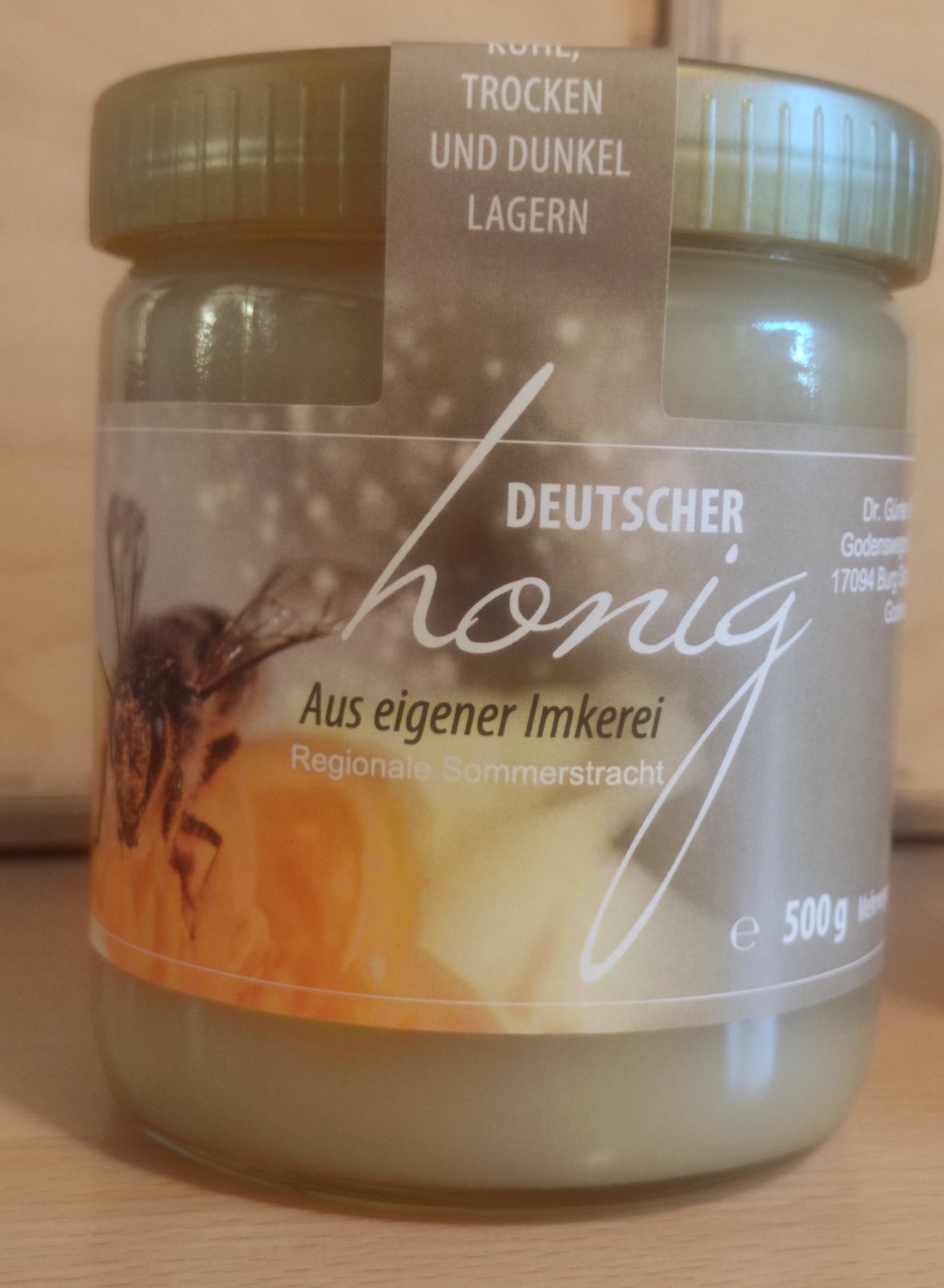 Regionaler Deutscher Bienenhonig direkt vom Imker